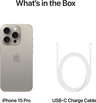 Apple iPhone 15 Pro (Natural Titanium, 128 GB) - Thumbnail 9
