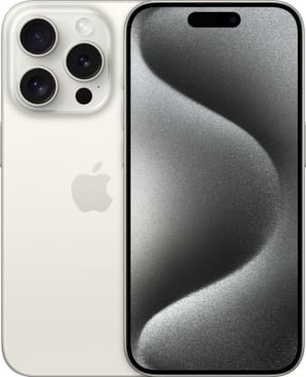 Apple iPhone 15 Pro (White Titanium, 256 GB)