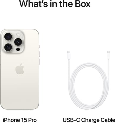 Apple iPhone 15 Pro (White Titanium, 256 GB) - Thumbnail 9