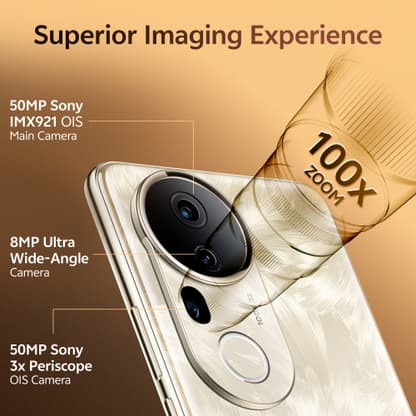 vivo T4 Ultra 5G (Phoenix Gold, 256 GB) - Thumbnail 2