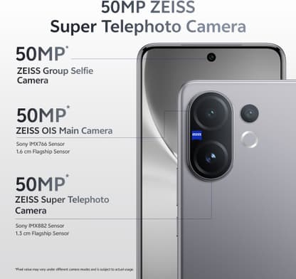 vivo V60 5G (Mist Gray, 512 GB) - Thumbnail 2