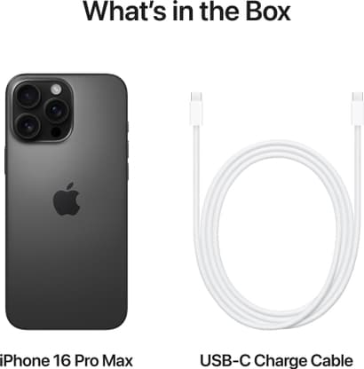 Apple iPhone 16 Pro Max (Black Titanium, 256 GB) - Thumbnail 9