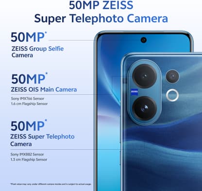 vivo V60 5G (Moonlit Blue, 256 GB) - Thumbnail 2