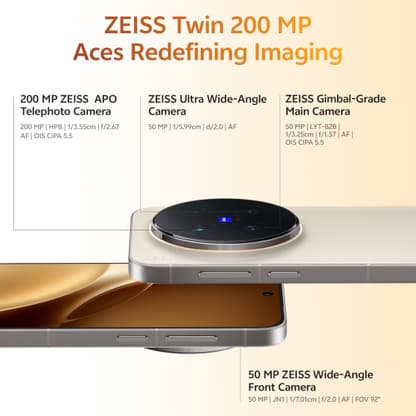 vivo X300 Pro (Dune Gold, 512 GB) - Thumbnail 4