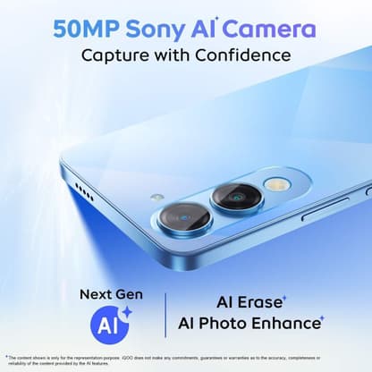 IQOO Z10 Lite 5G (Titanium Blue, 128 GB) - Thumbnail 5
