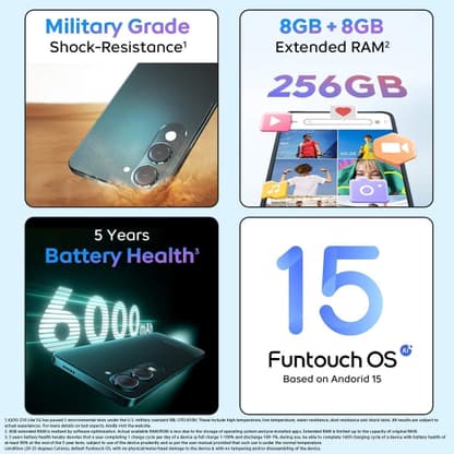 IQOO Z10 Lite 5G (Titanium Blue, 128 GB) - Thumbnail 7