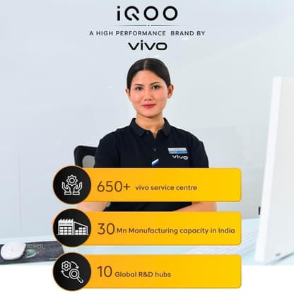 IQOO Z10 Lite 5G (Titanium Blue, 128 GB) - Thumbnail 8
