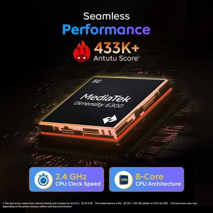 IQOO Z10 Lite 5G (Cyber Green, 256 GB) - Thumbnail 4