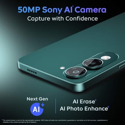 IQOO Z10 Lite 5G (Cyber Green, 256 GB) - Thumbnail 5