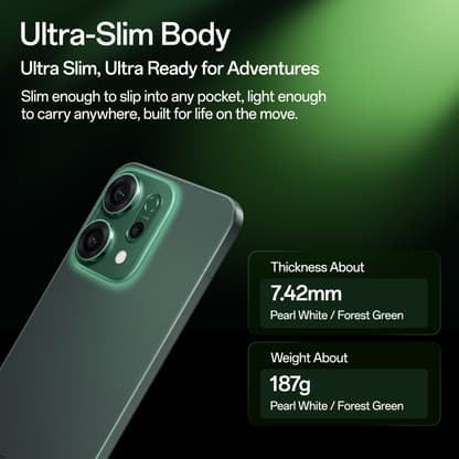 OPPO Reno14 5G (Pearl White, 256 GB) - Thumbnail 2