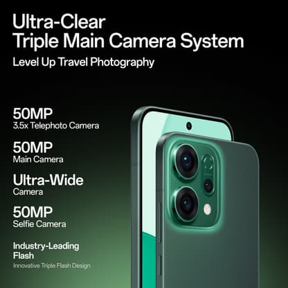 OPPO Reno14 5G (Forest Green, 256 GB) - Thumbnail 4