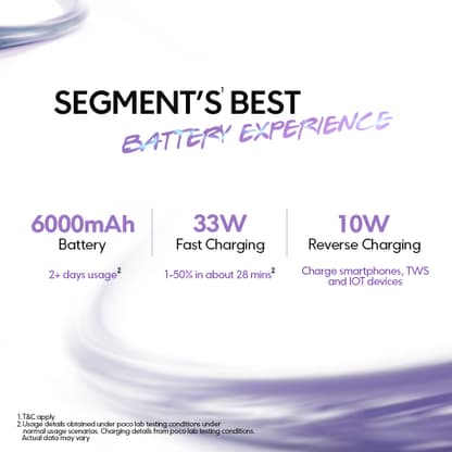 POCO C85 5G (Mystic Purple, 128 GB) - Thumbnail 4