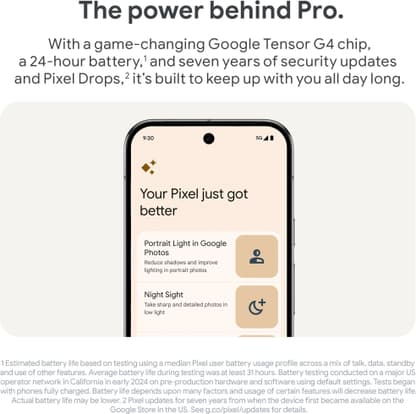 Google Pixel 9 Pro (Porcelain, 256 GB) - Thumbnail 6
