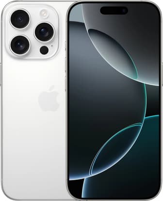 Apple iPhone 16 Pro (White Titanium, 256 GB)