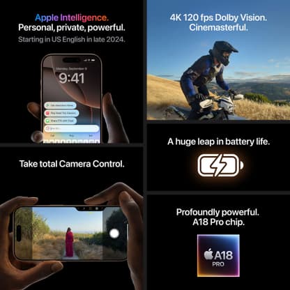 Apple iPhone 16 Pro (White Titanium, 256 GB) - Thumbnail 9
