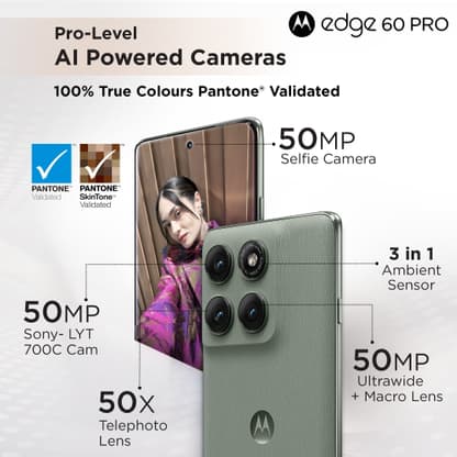 MOTOROLA Edge 60 Pro (Pantone Shadow, 256 GB) - Thumbnail 7