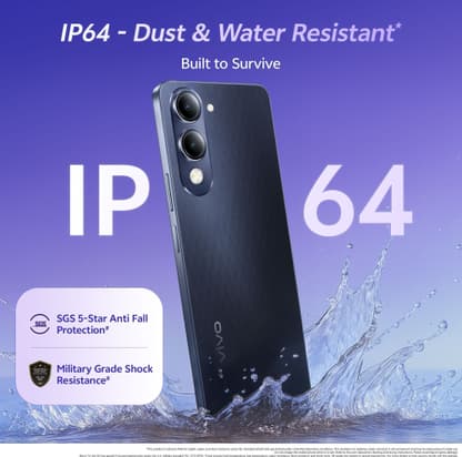 vivo T4 Lite 5G Charger in the Box (Prism Blue, 128 GB) - Thumbnail 3