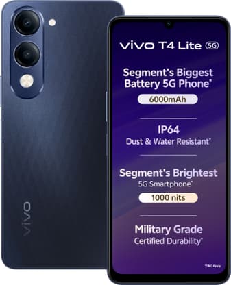 vivo T4 Lite 5G Charger in the Box (Prism Blue, 128 GB) - Thumbnail 14