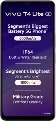 vivo T4 Lite 5G Charger in the Box (Titanium Gold, 128 GB) - Thumbnail 14