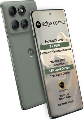 MOTOROLA Edge 60 Pro (Pantone Shadow, 256 GB)