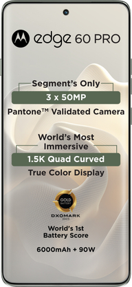 MOTOROLA Edge 60 Pro (Pantone Shadow, 256 GB) - Thumbnail 2