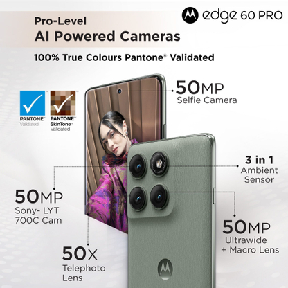 MOTOROLA Edge 60 Pro (Pantone Shadow, 256 GB) - Thumbnail 7