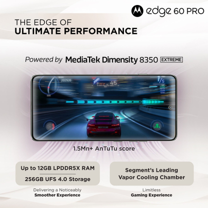 MOTOROLA Edge 60 Pro (Pantone Shadow, 256 GB) - Thumbnail 8