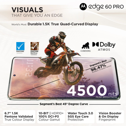 MOTOROLA Edge 60 Pro (Pantone Shadow, 256 GB) - Thumbnail 9