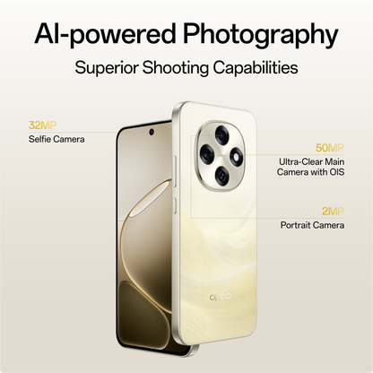 OPPO F31 Pro 5G (Desert Gold, 128 GB) - Thumbnail 2