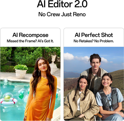 OPPO Reno14 5G (Pearl White, 256 GB) - Thumbnail 14