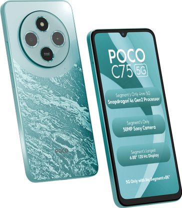 POCO C75 5G (Aqua Bliss, 128 GB)