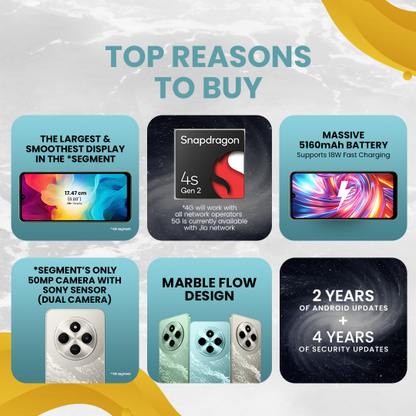 POCO C75 5G (Aqua Bliss, 128 GB) - Thumbnail 3