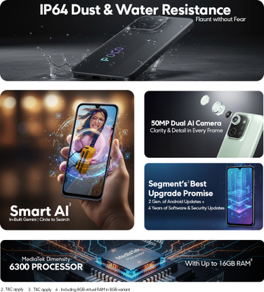 POCO C85 5G (Mystic Purple, 128 GB) - Thumbnail 3