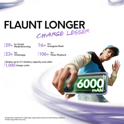 POCO C85 5G (Mystic Purple, 128 GB) - Thumbnail 6