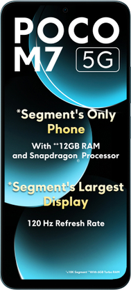 POCO M7 5G (Ocean Blue, 128 GB) - Thumbnail 2