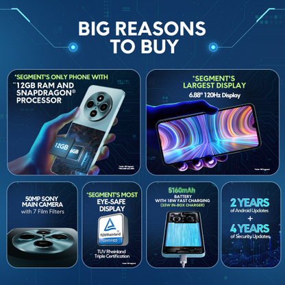 POCO M7 5G (Ocean Blue, 128 GB) - Thumbnail 4