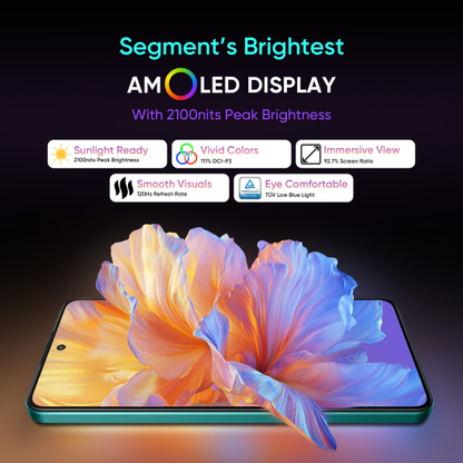 realme 14T 5G (Surf Green, 256 GB) - Thumbnail 3