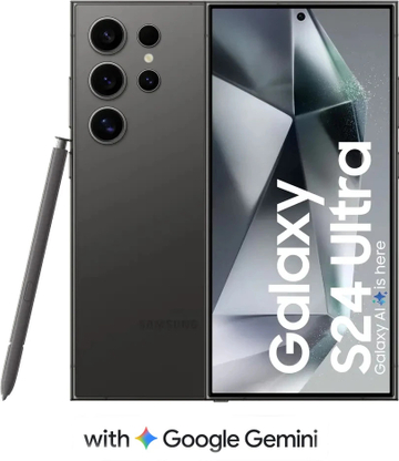 Samsung Galaxy S24 Ultra 5G (Titanium Black, 256 GB)