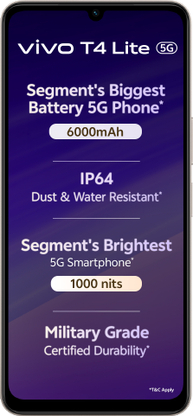 vivo T4 Lite 5G Charger in the Box (Titanium Gold, 128 GB) - Thumbnail 14