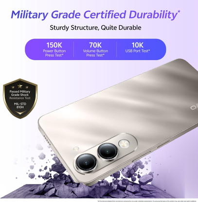 vivo T4 Lite 5G Charger in the Box (Titanium Gold, 128 GB) - Thumbnail 4