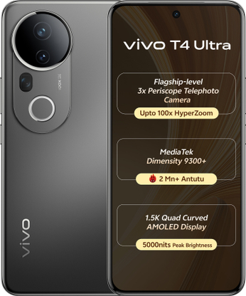 vivo T4 Ultra 5G (Meteor Grey, 512 GB)