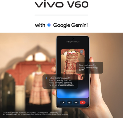 vivo V60 5G (Mist Gray, 512 GB) - Thumbnail 12