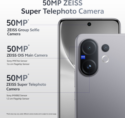 vivo V60 5G (Mist Gray, 512 GB) - Thumbnail 2