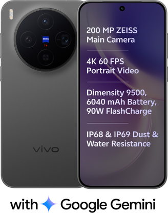 vivo X300 (Elite Black, 256 GB)