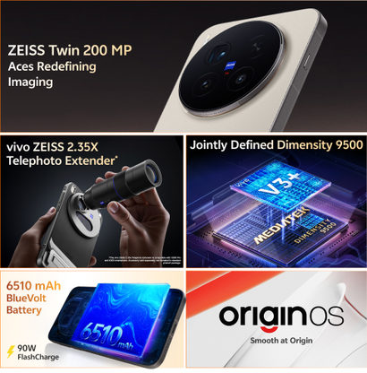 vivo X300 Pro (Dune Gold, 512 GB) - Thumbnail 3